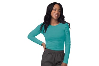 SIVVAN Scrubs for Women - Long Sleeve Comfort Underscrub Tee